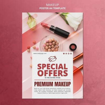 Makeup Special Offer Poster Template – Free Download