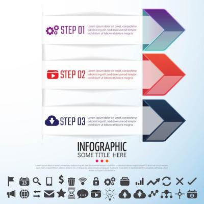 Arrow Infographics Design Template – Free to Download