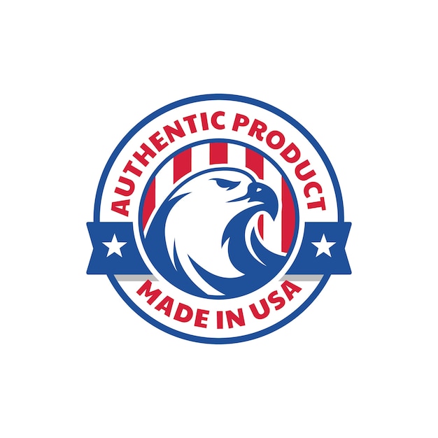 Made in USA Logo Template Design – Free Download