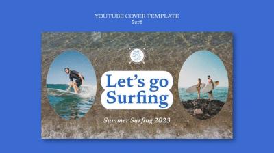 Surfing Hobby YouTube Channel Cover – Free Download