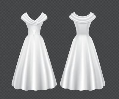 Long Skirt White Wedding Dress – Free Download