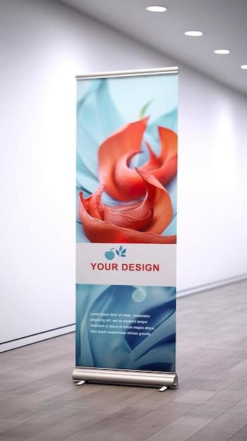 Elegant Mock Up Banner Design Template for Stunning Presentations – Download Free Stock Photo