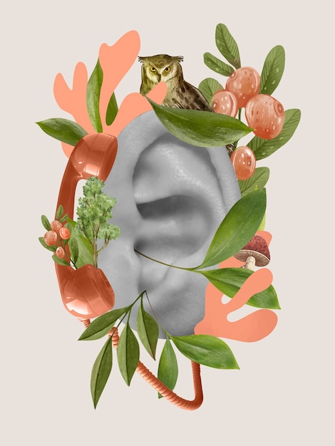 Hearing Sense and Telephone Collage – Free Stock Photos, Download Free Stock Photo