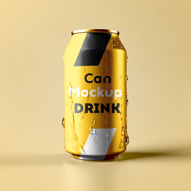 Soda Can Drink Mockup – Free Stock Photo Download