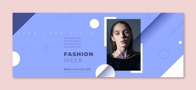 Flat Design Fashion Template – Free Download