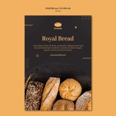 Delicious Bakery Shop Flyer Template – Free Download