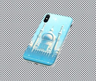 Beautiful Eid Mubarak Smartphone Cases on Transparent Background – Free Stock Photo for Download