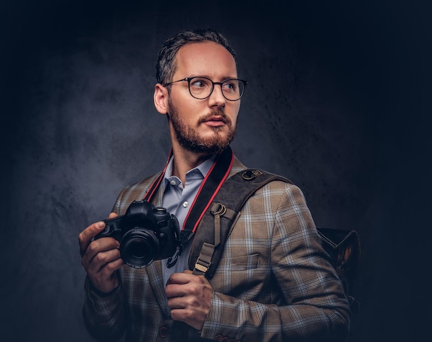 Handsome Bearded Traveler and Photographer – Free to Download