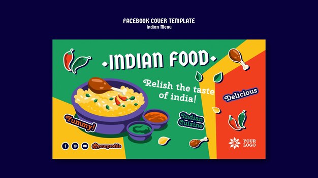 Colorful Indian Menu – Free Download, Free Stock Photo