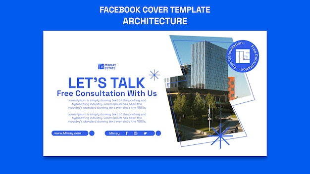 Flat Design Architecture Template – Free Download