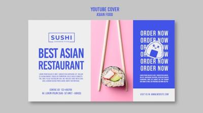 Asian Food Design Template – Free Download