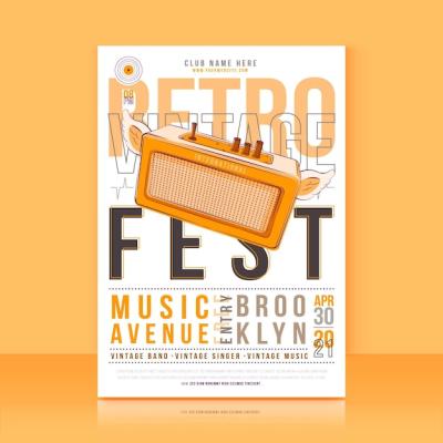 Music Poster Template for Creative Designs – Free Download