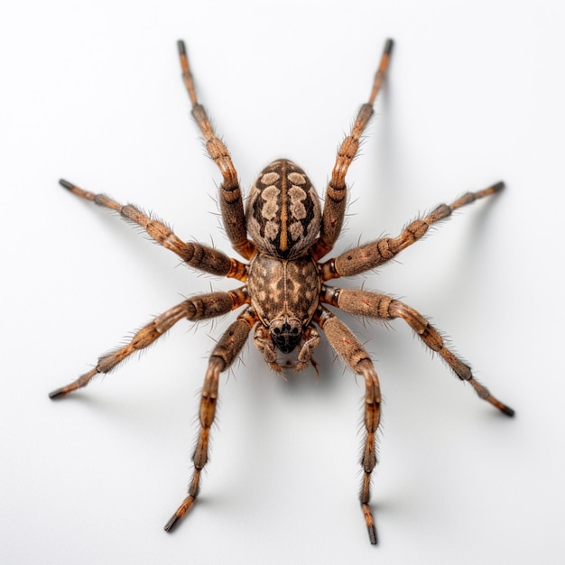 A Close-Up of a Spider on a White Surface – Free Stock Photo for Download