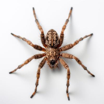 A Close-Up of a Spider on a White Surface – Free Stock Photo for Download