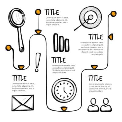 Hand Drawn Timeline Infographic – Free Download