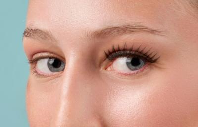 Side View of Woman with Eyelash Extensions – Free Download