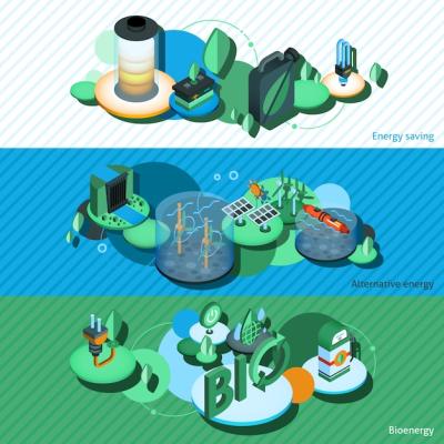 Isometric Banners for Green Energy – Download Free Stock Photos