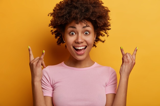 African American Punk Woman Gesture â Free Download Free Stock Photo