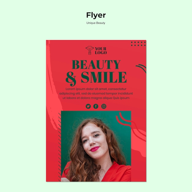 Unique Beauty Flyer Theme – Free Download