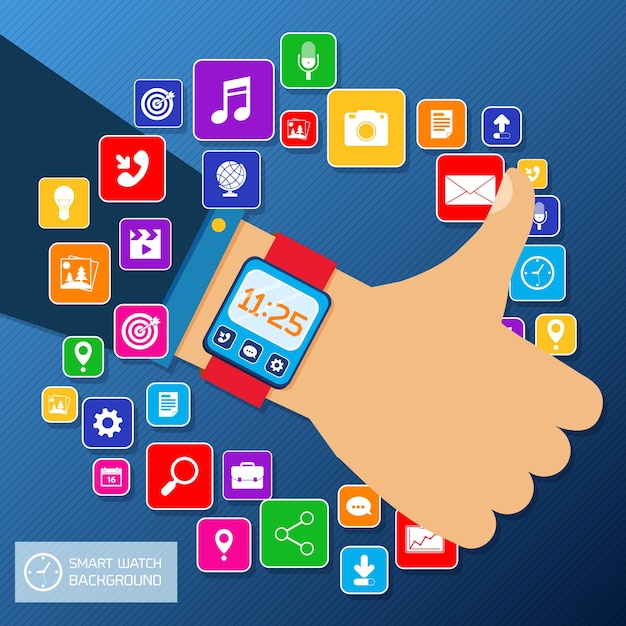 Smartwatch Apps: Free Download for Stunning Vector Templates