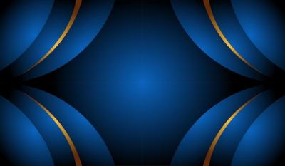 Luxury Blue and Gold Abstract Design with Dark Gradient – Free Download