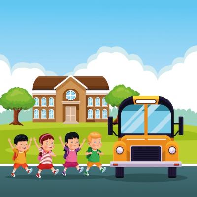 Back to School Kids Cartoon – Free Download