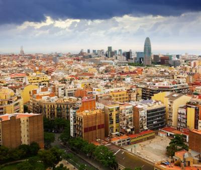 Barcelona Cityscape Views from Sagrada Familia – Free Stock Photo for Download