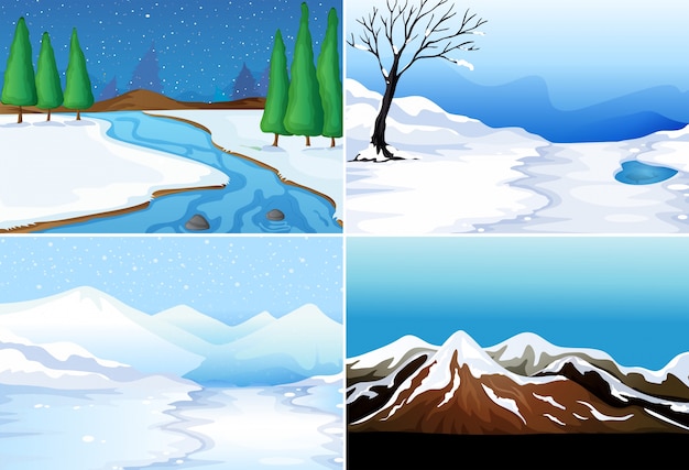 Winter Season Scenes – Free Stock Photos for Download