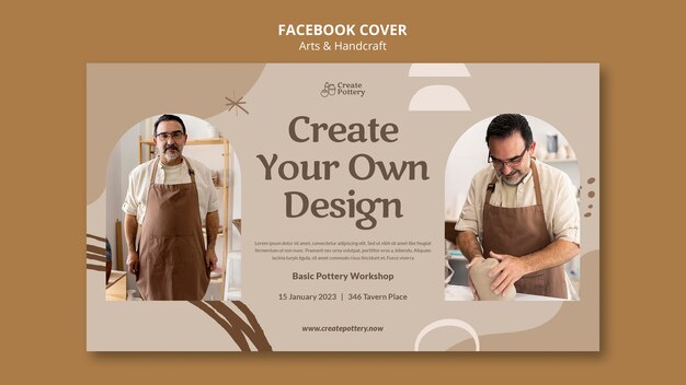 Arts and Handcraft Facebook Cover – Free Download