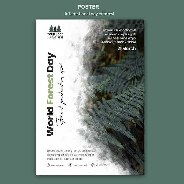 World Forest Day Poster Template – Free to Download