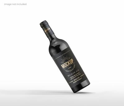 Stunning Wine Bottle Mockup for Free Download