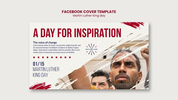 Martin Luther King Day Facebook Cover – Free Download