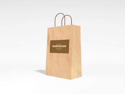 Kraft Paper Shopping Bag Branding Mockup – Free Download