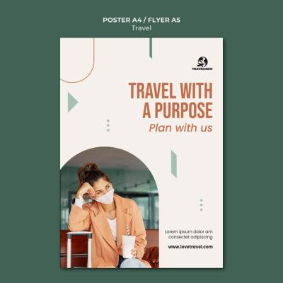 Travel Purpose Flyer Template for Free Download