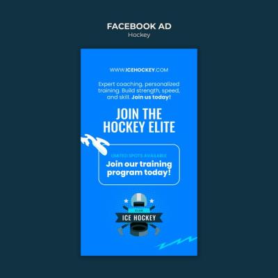 Hockey Template Design – Free Download, Download Free Stock Photo