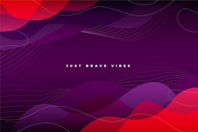 Gradient Wavy Background – Free to Download