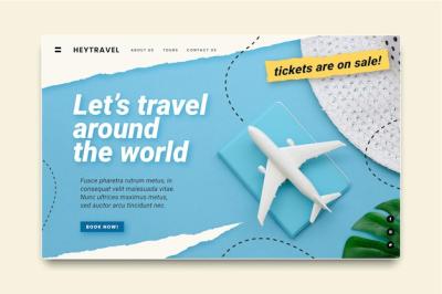 Travel Sale Landing Page Template – Free Download