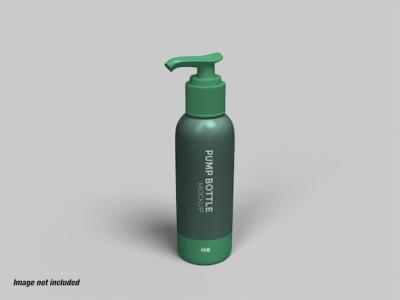 Pump Bottle Mockup for Liquid Soap or Sanitizer – Free Download