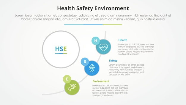 HSE Infographic Concept for Slide Presentations – Free Download