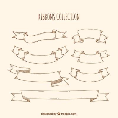 Seven Decorative Ribbons for Creative Projects – Free to Download