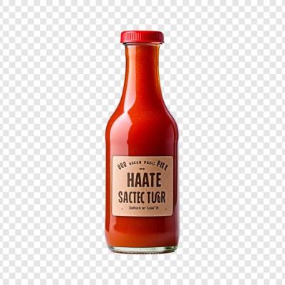 Isolated Hot Sauce Bottle on Transparent Background – Free Download