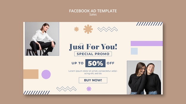 Fashion Sale Template in Flat Design – Free Download, Free Stock Photo