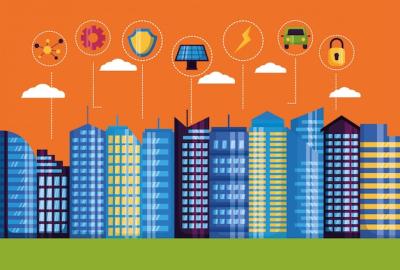 Smart City Illustration: Free Stock Photo for Download