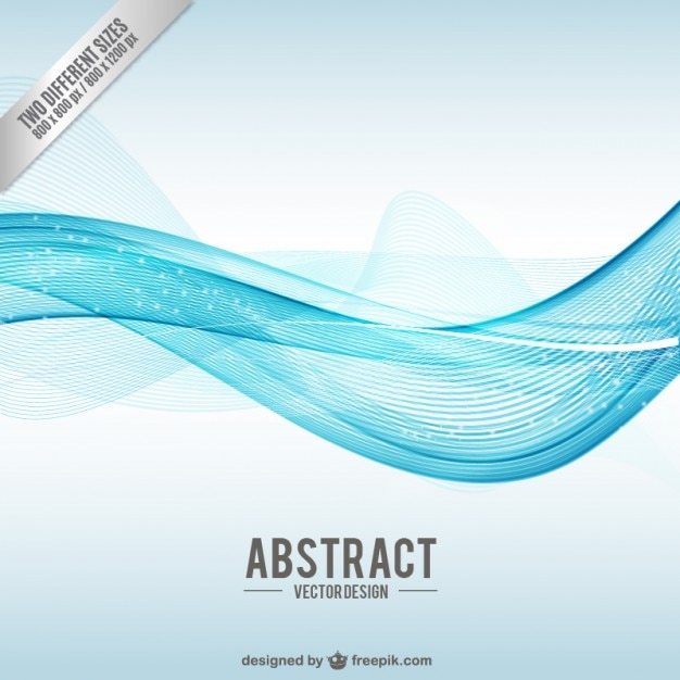 Abstract Background Featuring a Blue Wave – Free Download