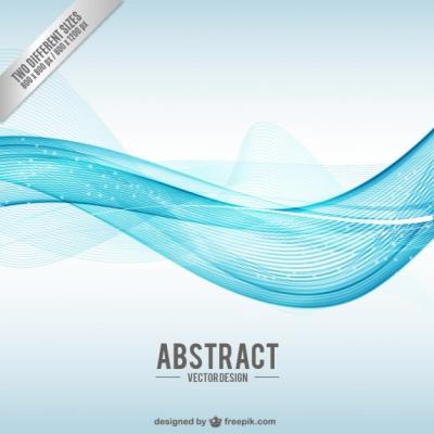 Abstract Background Featuring a Blue Wave – Free Download