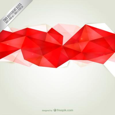 Red Polygons Background – Free Download, Download Free Stock Photo