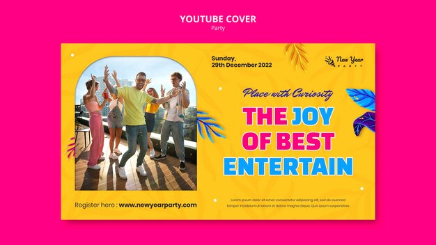 Exotic Party Entertainment YouTube Cover Template – Free Download