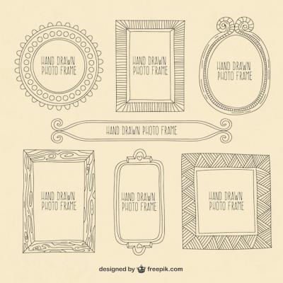 Hand Drawn Photography Frames Pack – Free Download