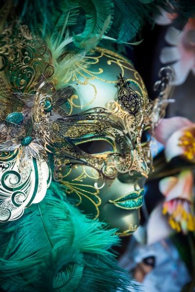 Elegant Venetian Carnival Mask – Free Download