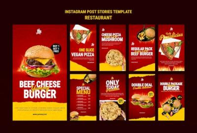 Restaurant Food Instagram Stories – Free Download Stock Photos